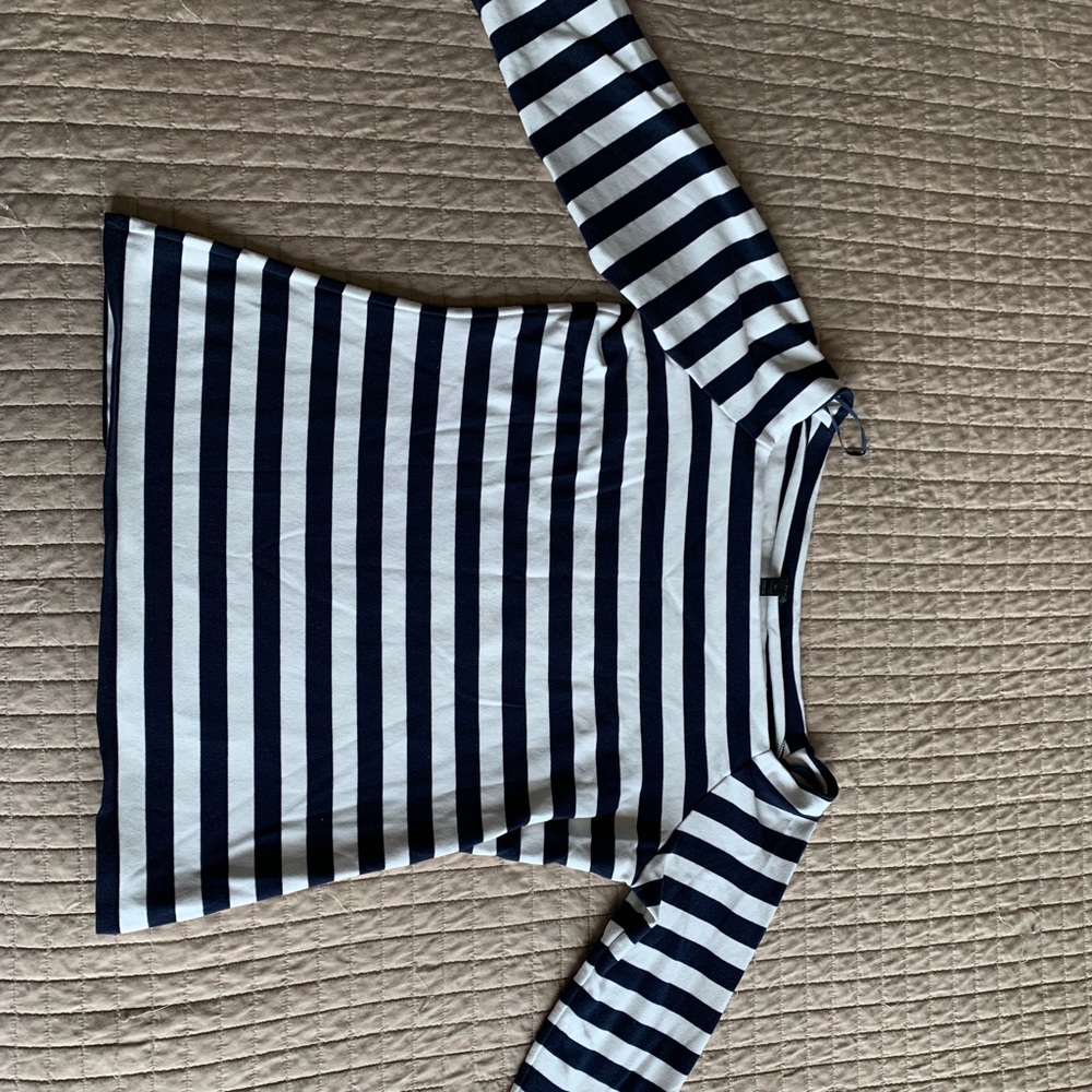 XL EUC stretchy J Crew nautical top